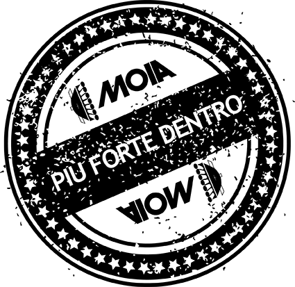 MOIA più forte dentro Timbro MOIA più forte dentro